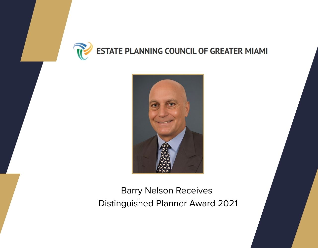 Barry Nelson Receives Distinguished Planner Award 2021 article thumbnail