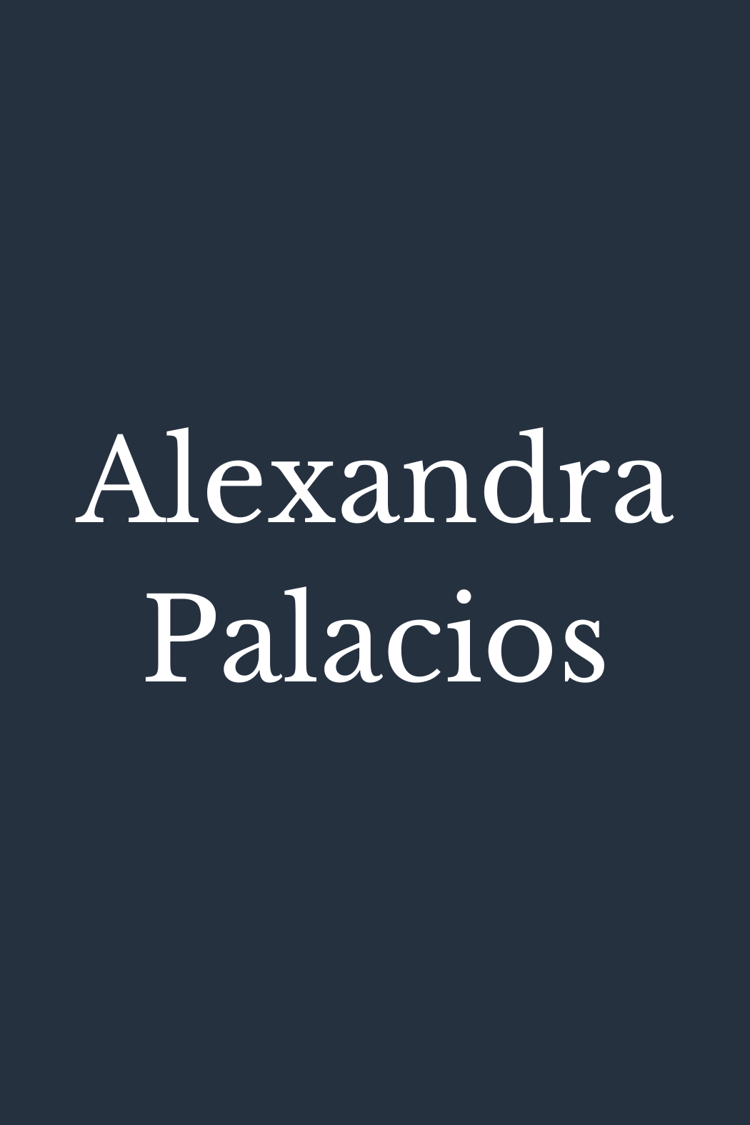 Alexandra Palacios from Bordin | Semmer